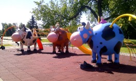 Structure de jeux "la vache"