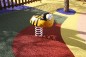 Abeille jeu sur ressort