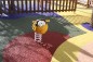 Abeille jeu sur ressort