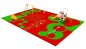 Structure de jeux "la vache avec toboggan et filet à grimper"