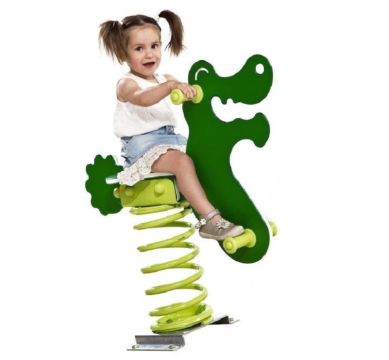 Crocodile - jeu sur ressort