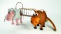 Structure de jeux "le mouton blanc et son portique-balançoire"